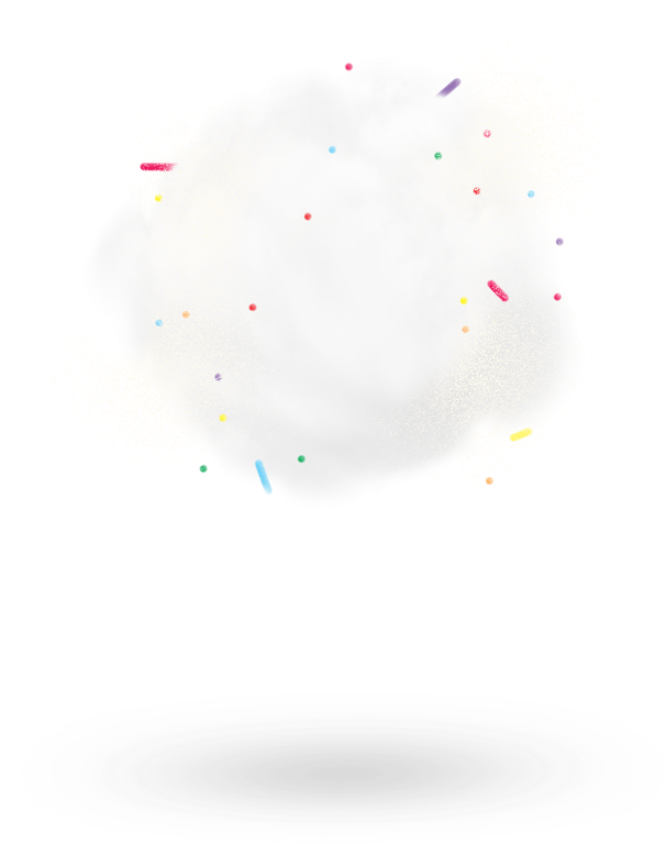 Birthday Cake Puff - Darkness (750x1000), Png Download