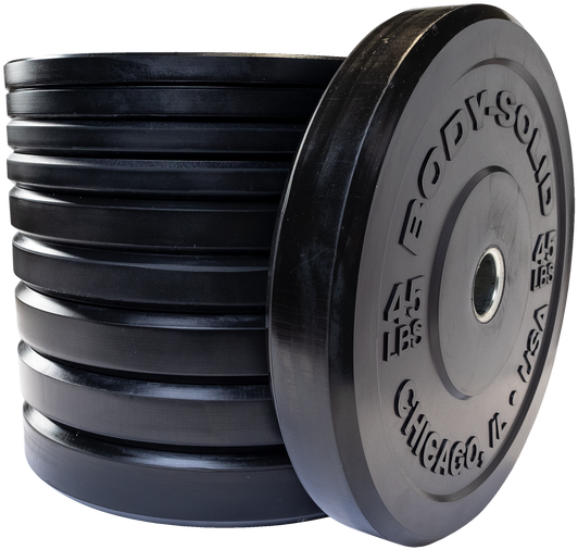 Chicago Extreme Bumper Plates - Body-solid, Inc. (600x600), Png Download