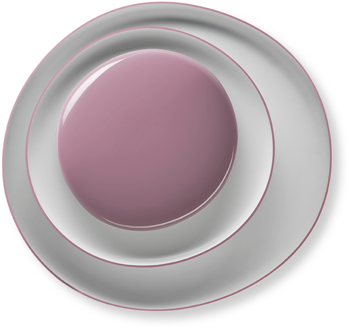 Three Stacked Plates, Slightly Off-centre In Profile - Circle (680x640), Png Download