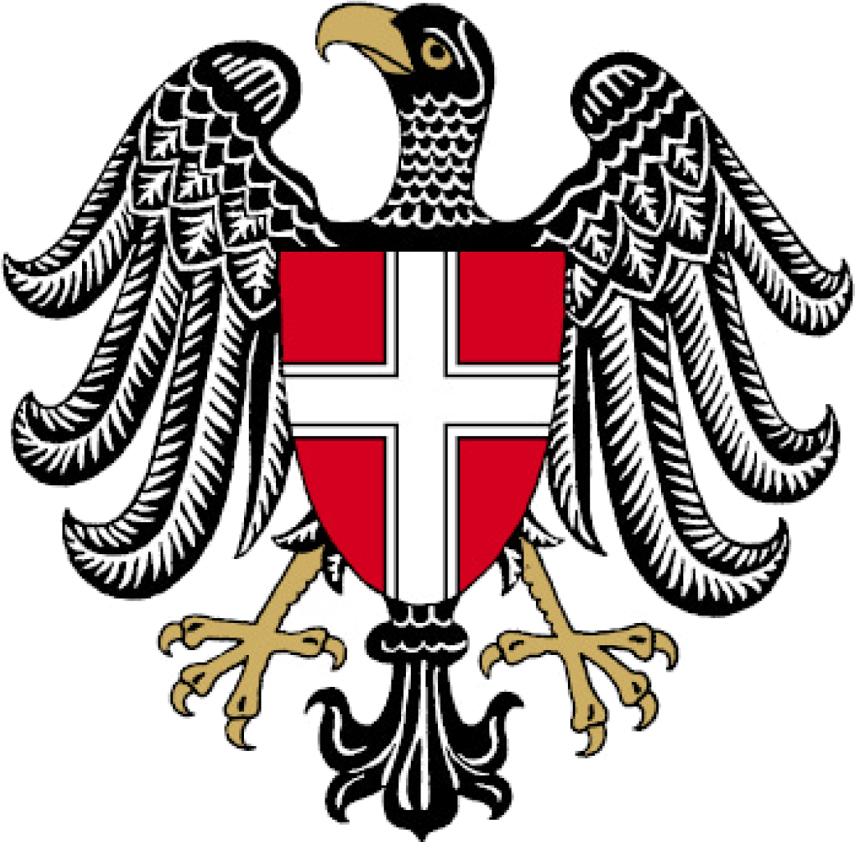 Gryffindor Wappen Png - Vienna Flag (1239x1220), Png Download