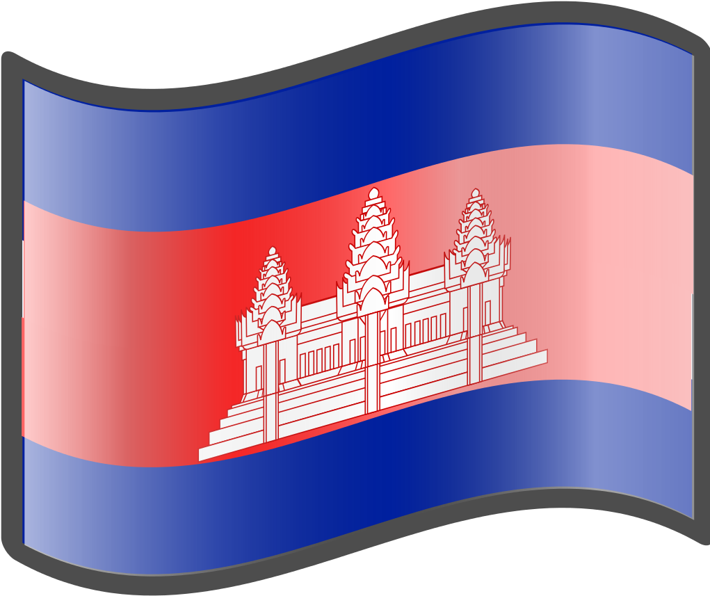 Nuvola Cambodia Flag - Flag Cambodia Png (1024x1024), Png Download