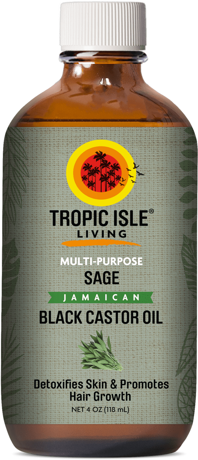 Sage Jamaican Black Castor Oil - Tropic Isle Living Jamaican Black Castor Oil (2048x2048), Png Download