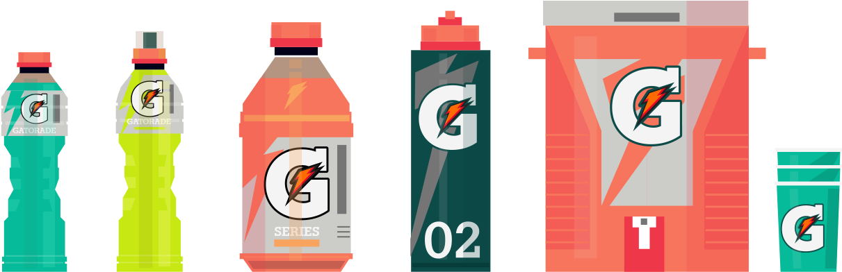 Share - Gatorade X Bottle Nfl (1400x542), Png Download