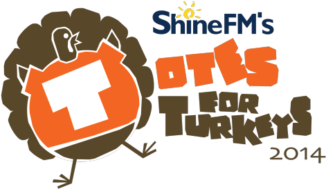 Shinefm's 6th Annual “turkey Raiser” Totes For Turkeys - Shine Fm (500x310), Png Download