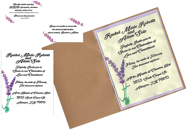 Rachels Invites - Envelope (687x485), Png Download