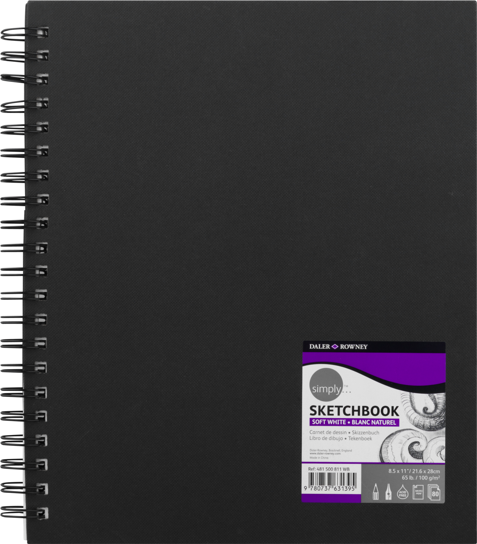 Daler Rowney Simply Artist Sketchbook, - Daler Rowney Sketchbook (1800x1800), Png Download