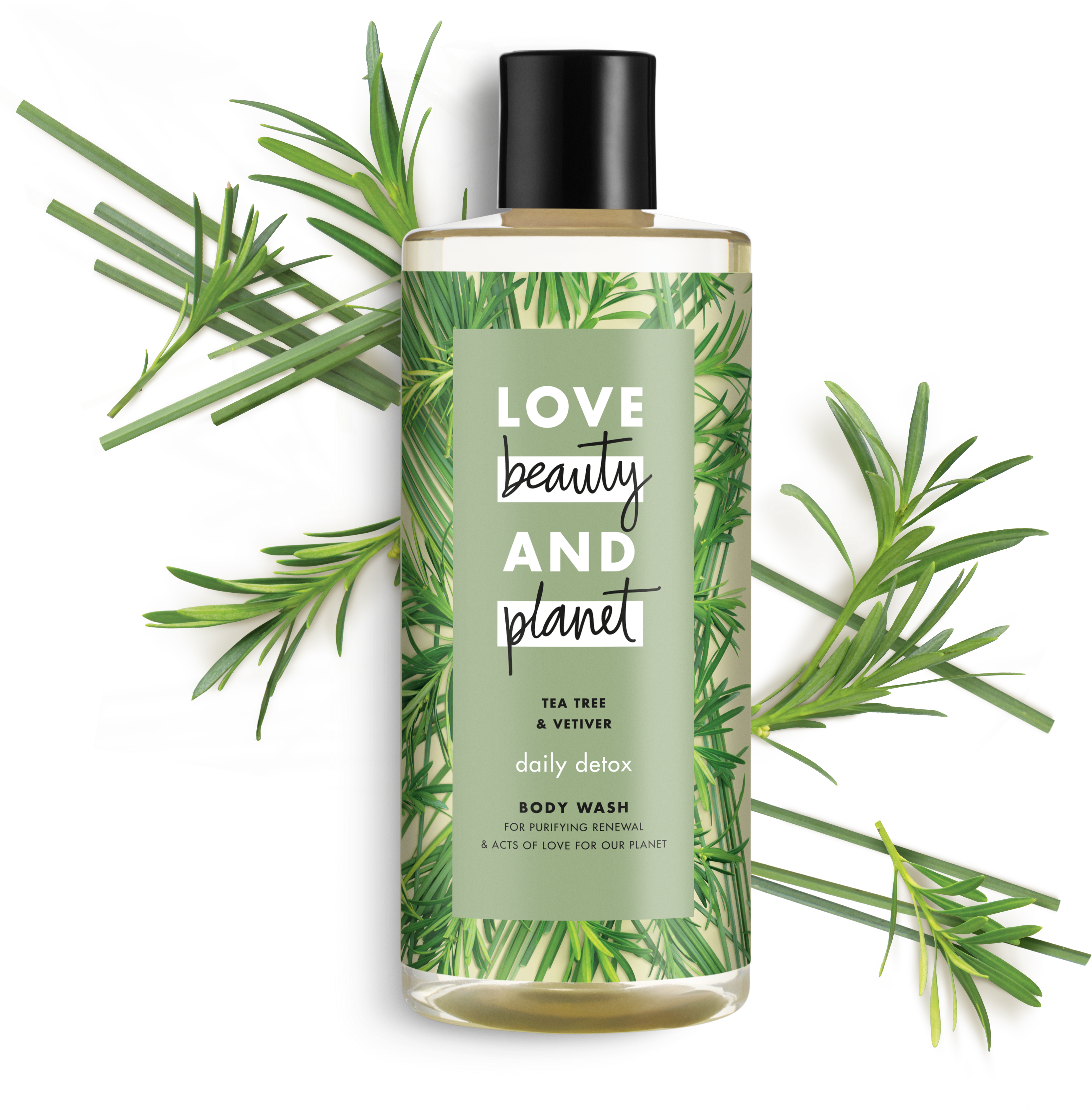 Love Beauty And Planet Rosemary & Vetiver Shower Gel - Love Beauty And Planet Shampoo Review (1500x1500), Png Download