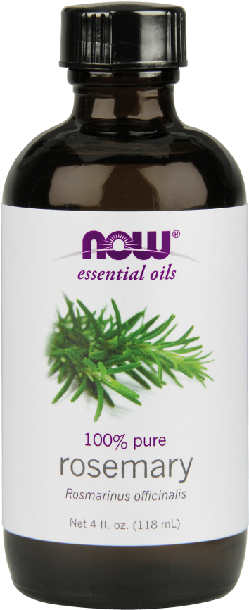 $7 - - Now Foods - Rosemary Oil - 4 Oz. (373x880), Png Download