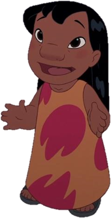 Lilo Orange Dress (426x749), Png Download