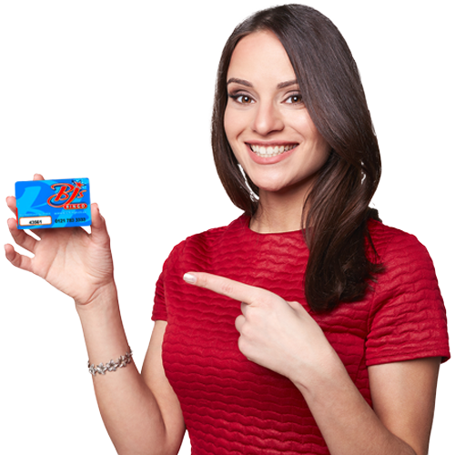 Woman With Card - Girl With Credit Card Png (500x500), Png Download