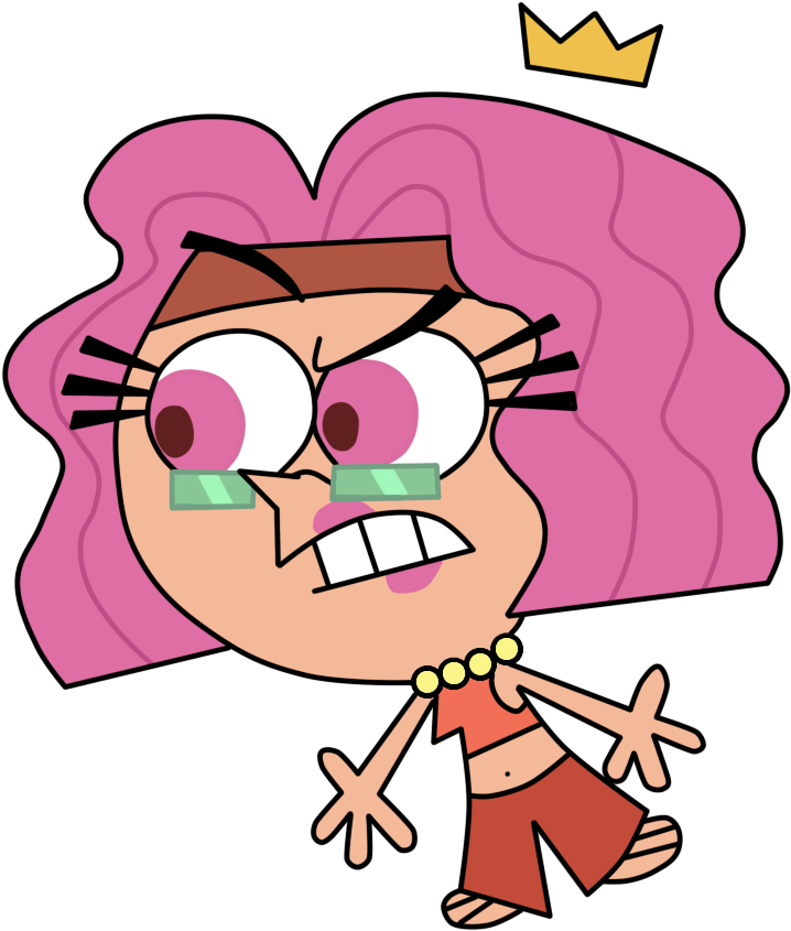 Hippie Wanda 2 0 By - Hippie Cosmo And Wanda (828x900), Png Download