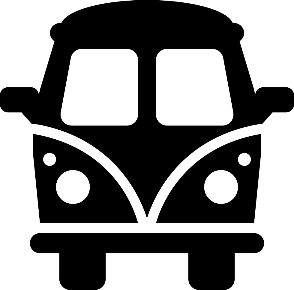 Hippie Van Comments - Icono Furgoneta Png (980x966), Png Download