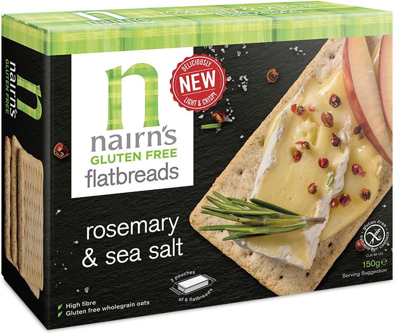 Nairns Gluten Free Flatbreads (1010x654), Png Download