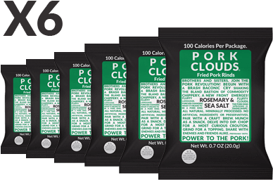 Rosemary & Sea Salt Pork Clouds In - Pork (500x500), Png Download
