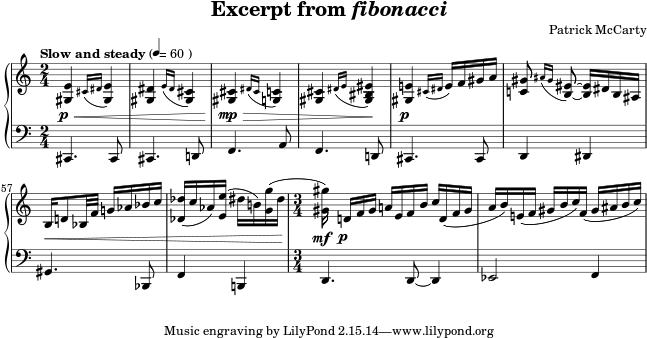 Rendered Output - Lilypond (700x379), Png Download