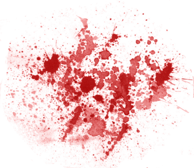 Blood Splatter Twenty-seven - Blood Transparent Background (400x347), Png Download