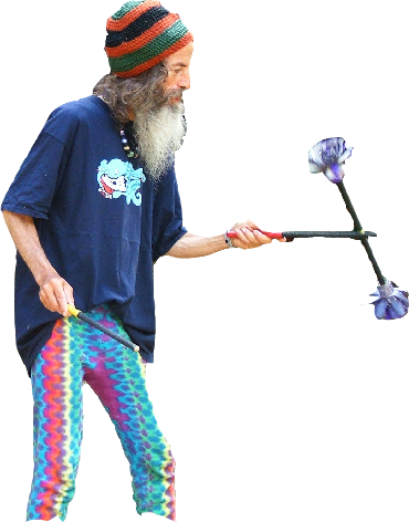 Your Hippie Dad - Broomball (370x472), Png Download