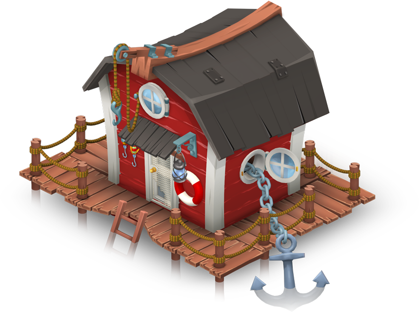 Fishing Hut - Hay Day Pesca (853x853), Png Download