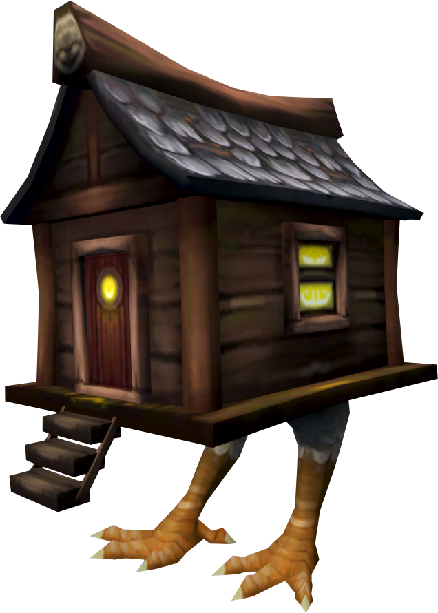 Hut Clipart Witch Hut - Baba Yaga House Pet (636x890), Png Download