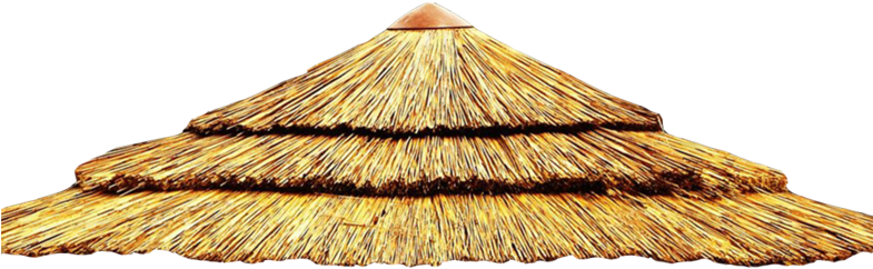 Grass Hut Roof Png (784x254), Png Download