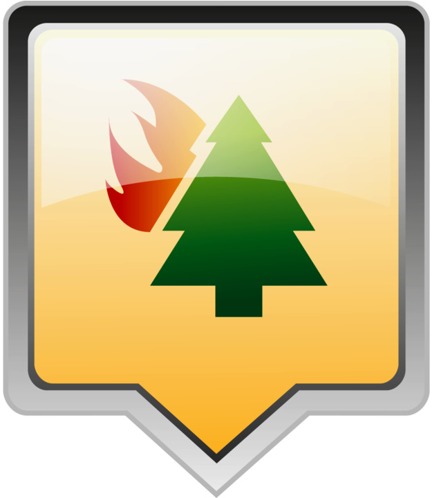The Trail Mountain Fire Is 67 Percent Contained, As - Emblem (1280x960), Png Download