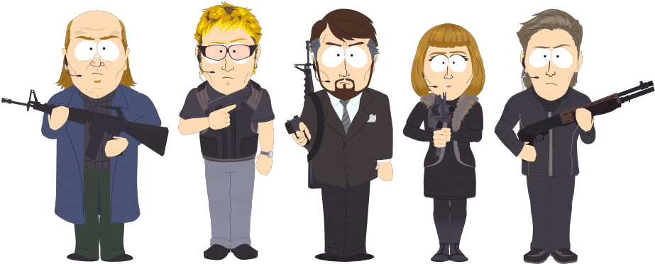 Burger King Bandits - Robbers South Park (960x540), Png Download