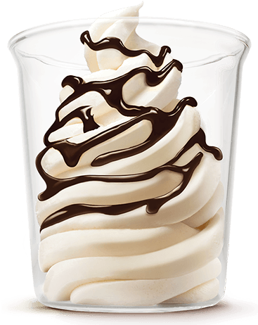 Chocolate Fudge Sundae - Chocolate Fudge Sundae Burger King (500x540), Png Download