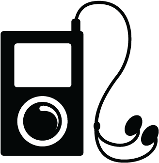 Mp3 Car Decal Signitup - Ipod Clipart Png (740x500), Png Download