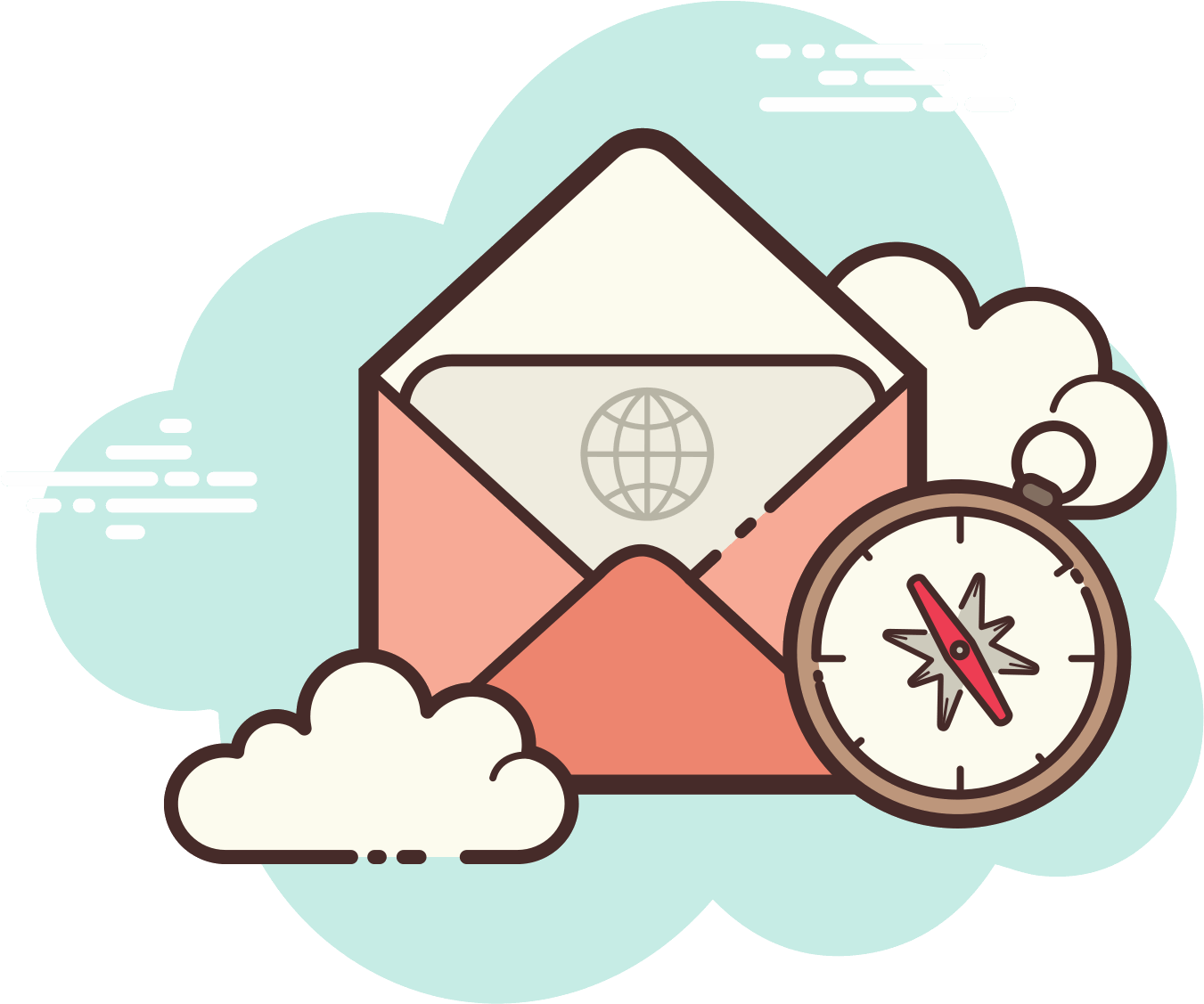Open Envelope Navigator Icon - Icon (1600x1600), Png Download