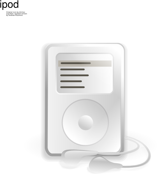 Ipod Clipart Png Transparent - Clip Art (546x596), Png Download