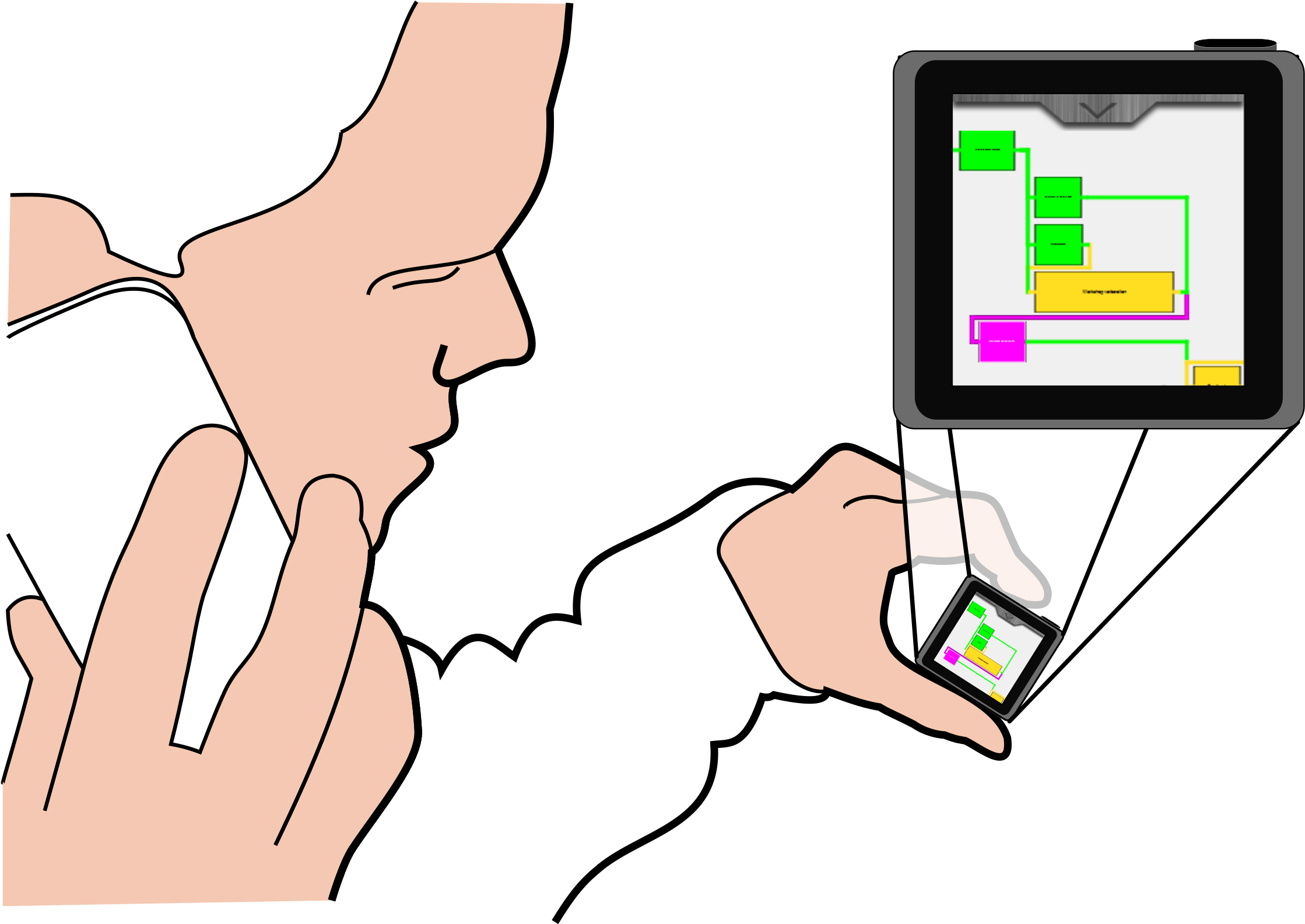 This Free Icons Png Design Of Person With Ipod (2400x1584), Png Download