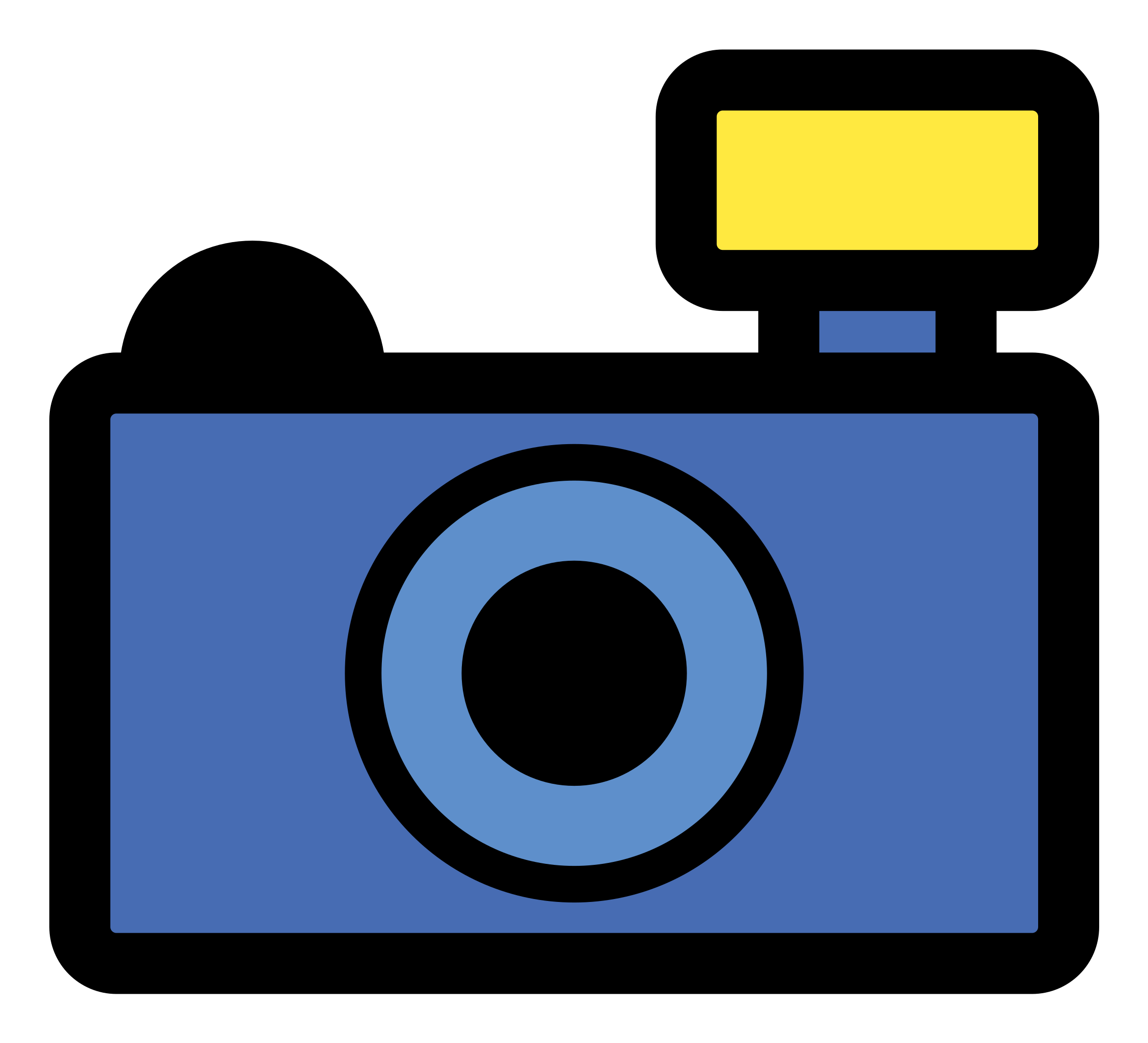 Camera Clip Art - Camera Icon Png Color (2351x2137), Png Download