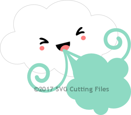 #pp-3025 Wind Blowing - Cartoon (450x394), Png Download