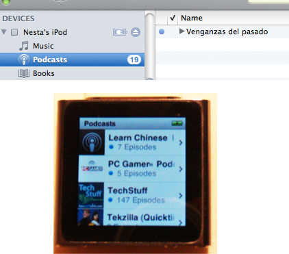 X - Ipod Nano Podcast (422x371), Png Download