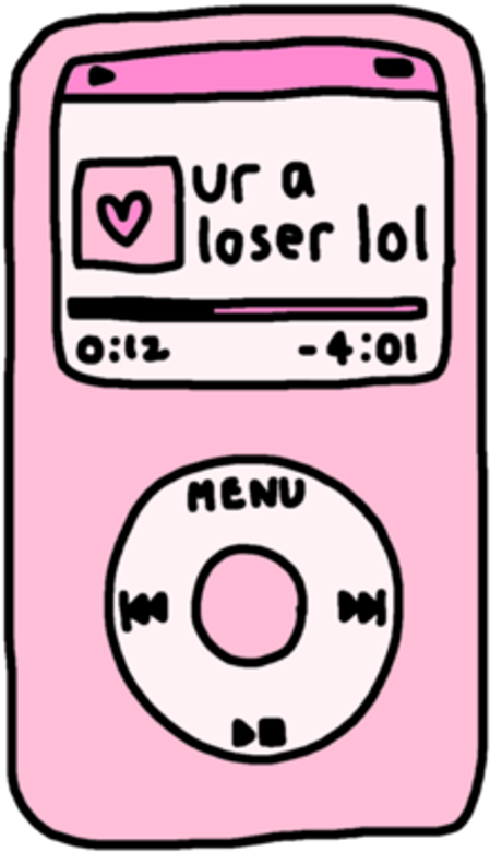 Illustration Of Ipod - Ur A Loser Lol (500x500), Png Download