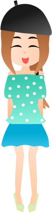 Kids Birthday Party Girl Computer Icons Woman Android - Png Girl Cute (530x750), Png Download