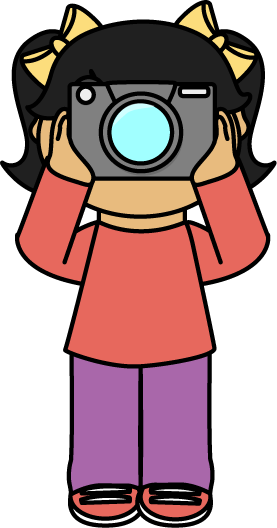 Children Clipart Camera - Photographer Clipart (277x528), Png Download