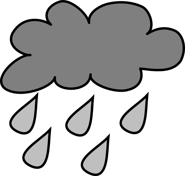 Rain Clipart Outline - Raincloud Clipart (600x571), Png Download