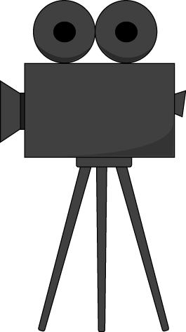 Movie Camera Clipart Free Images - Old Camera Clipart Png (265x473), Png Download