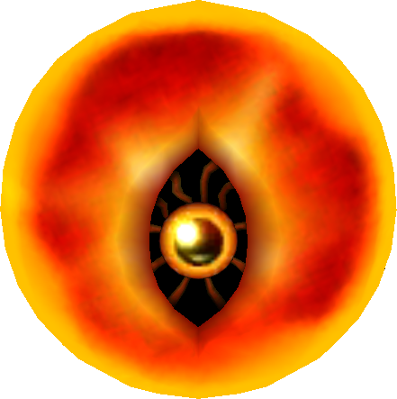 King D-mind Eyeball Model 3d - Kirby Dark Mind Eye (441x443), Png Download