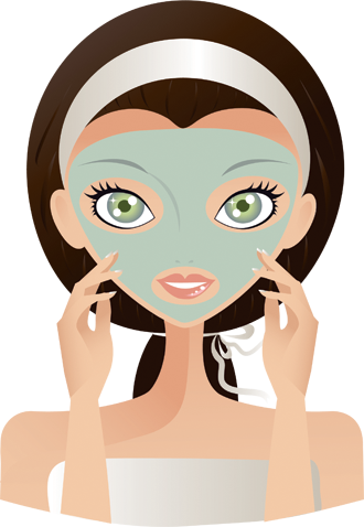 Spa And Sparkle Party - Skin Care Clip Art (330x478), Png Download