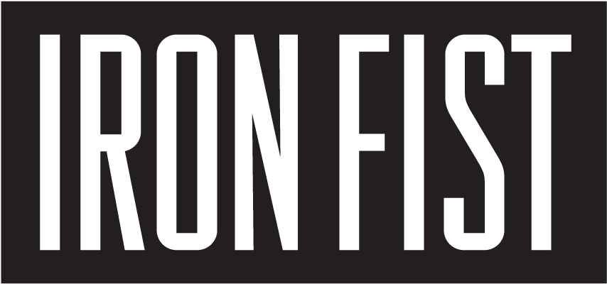 Iron Fist Clothing Logo (1000x404), Png Download
