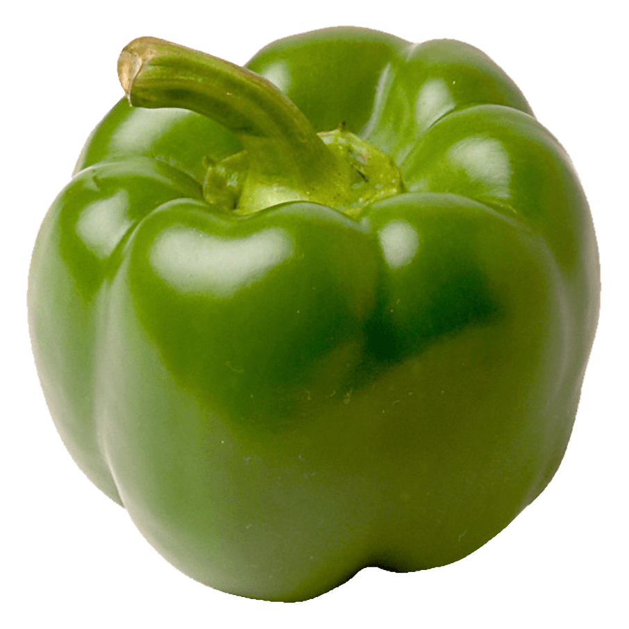 Vegetables - Green Bell Pepper Png (906x906), Png Download
