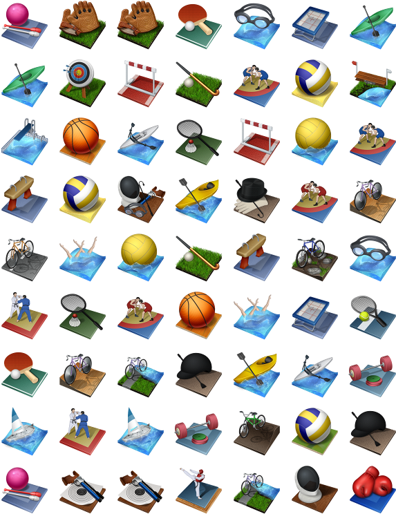 Jic Olympic Sports - Summer Olympics Sports (588x756), Png Download