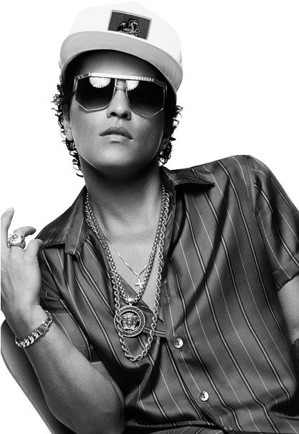 Bruno Mars Hosts Bank Nye - Bruno Mars - 24k Magic (sheet Music) (418x627), Png Download
