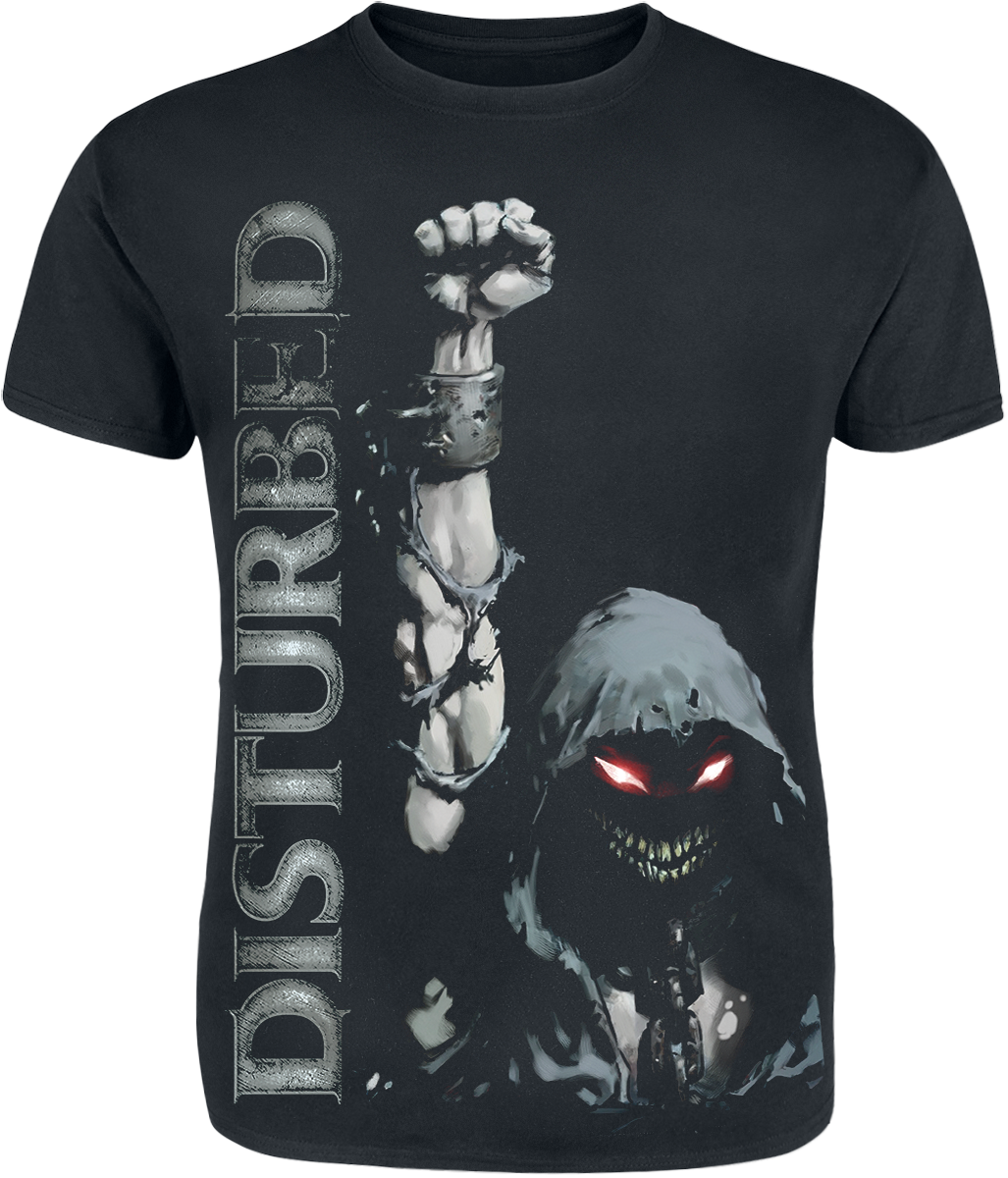 Null Up Yer Fist Black T-shirt 353871 Tbqfobg - Disturbed Band T Shirt (1027x1200), Png Download
