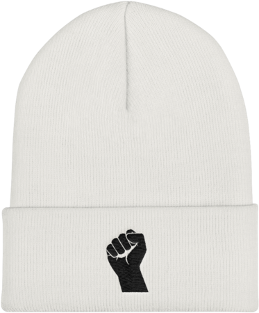 Iwillinspire Black Fist Cuffed Beanie - Iwillinspire (480x480), Png Download