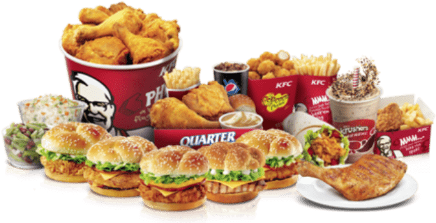 Download - Kfc Menu (640x349), Png Download