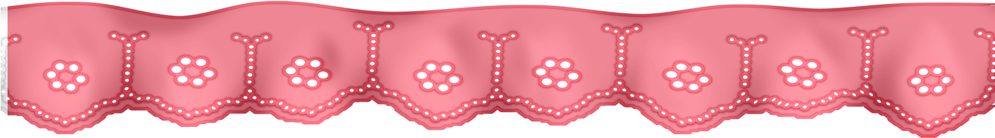 Cintas Y Guardas Para Decorar Tus Gráficas - Cinta Con Corazones Png (1440x294), Png Download