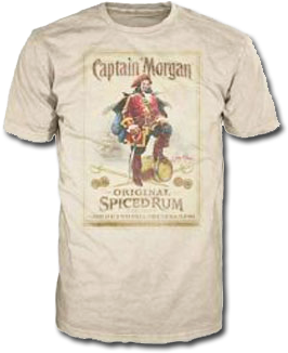 Lightbox - Captain Morgan Póló (360x360), Png Download